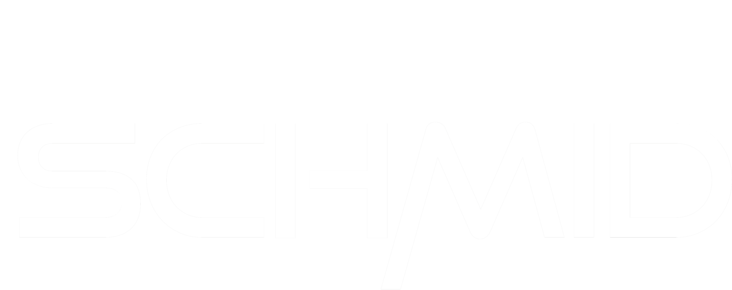 Autohaus Schmid Logo in weißer Schrift