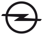 Schwarzes Opel Logo